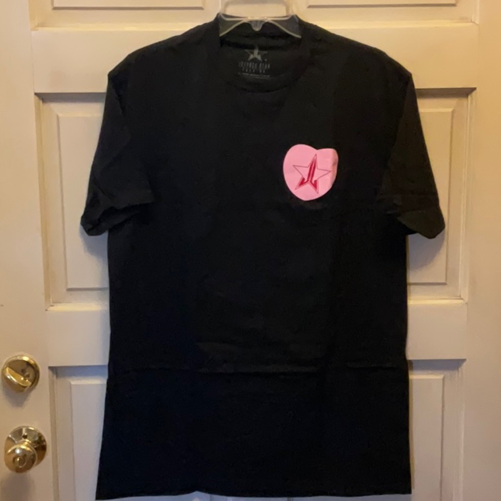 Jeffree Star Can’t Relate Candy Heart t shirt with PINK LOGO Size Large